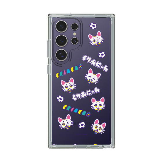 スリムプロテクションケース［ クリアソン新宿 - くりあにゃん - 総柄 ］