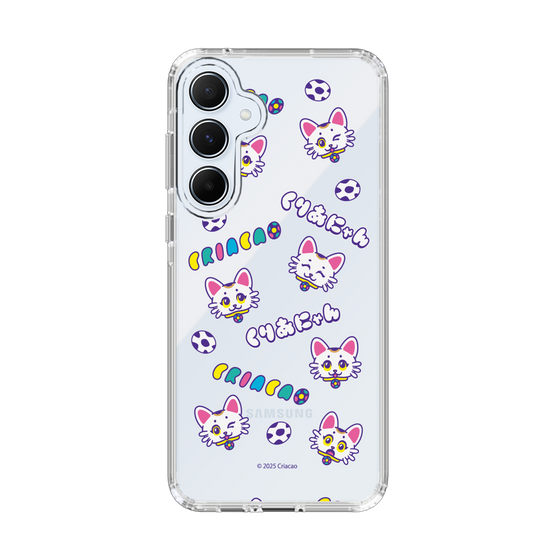 スリムプロテクションケース［ クリアソン新宿 - くりあにゃん - 総柄 ］