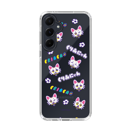 スリムプロテクションケース［ クリアソン新宿 - くりあにゃん - 総柄 ］