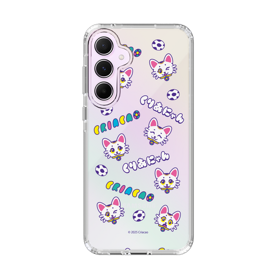 スリムプロテクションケース［ クリアソン新宿 - くりあにゃん - 総柄 ］