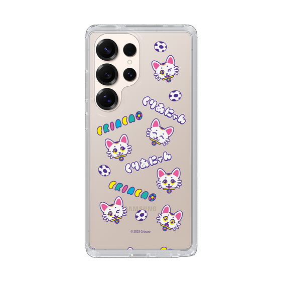 スリムプロテクションケース［ クリアソン新宿 - くりあにゃん - 総柄 ］