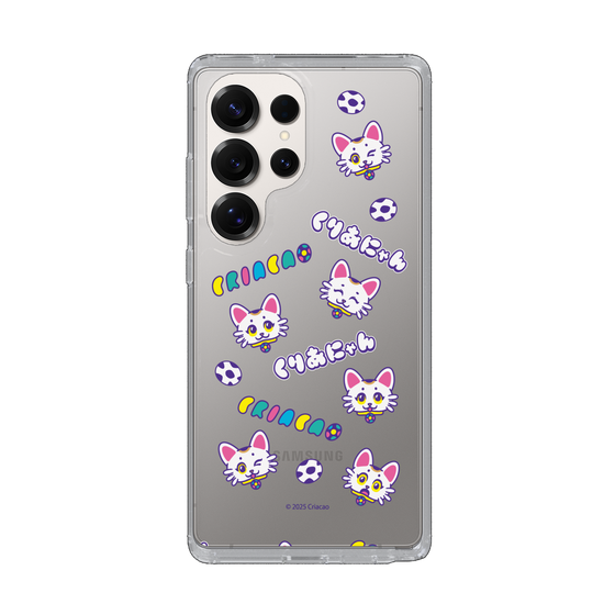 スリムプロテクションケース［ クリアソン新宿 - くりあにゃん - 総柄 ］