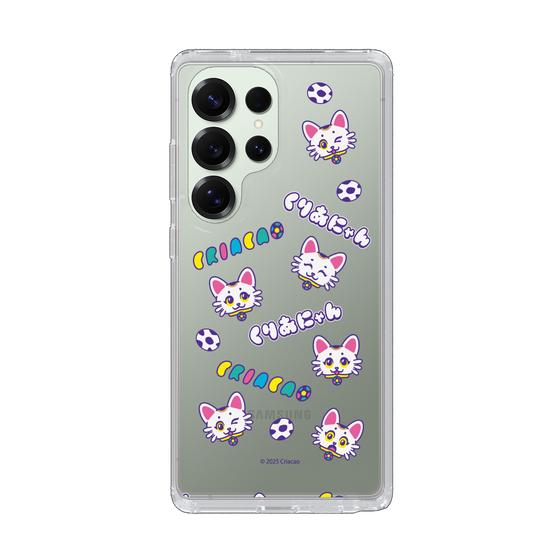 スリムプロテクションケース［ クリアソン新宿 - くりあにゃん - 総柄 ］