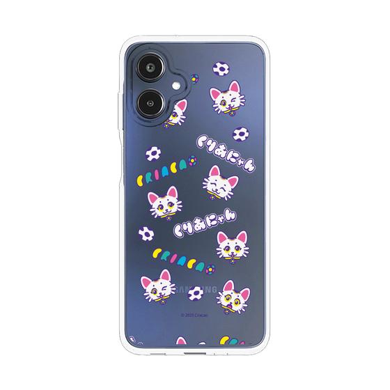 スリムプロテクションケース［ クリアソン新宿 - くりあにゃん - 総柄 ］