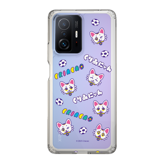 スリムプロテクションケース［ クリアソン新宿 - くりあにゃん - 総柄 ］