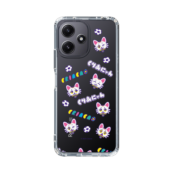 スリムプロテクションケース［ クリアソン新宿 - くりあにゃん - 総柄 ］