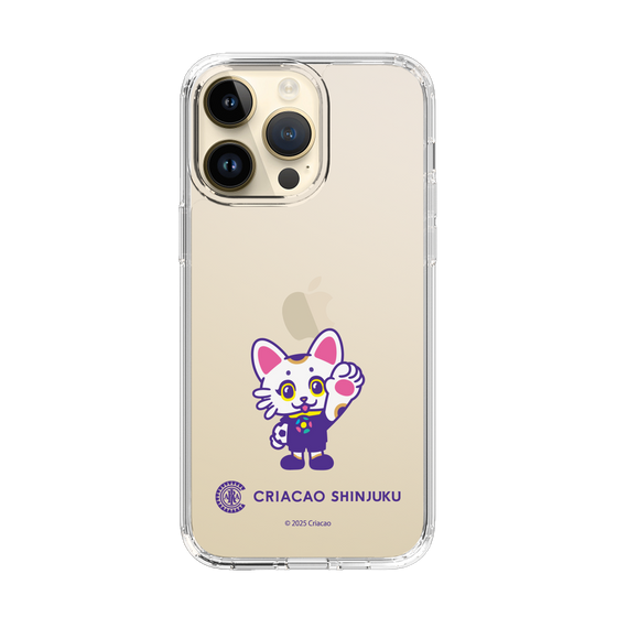 スリムプロテクションケース［ クリアソン新宿 - くりあにゃん - ハイタッチ ］