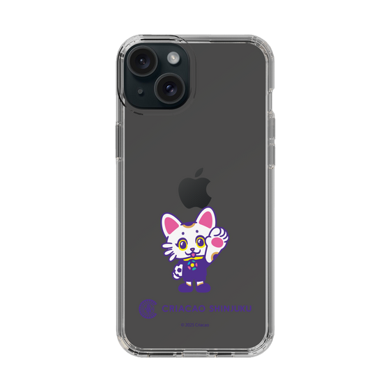 スリムプロテクションケース［ クリアソン新宿 - くりあにゃん - ハイタッチ ］