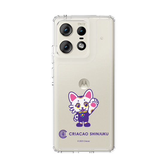 スリムプロテクションケース［ クリアソン新宿 - くりあにゃん - ハイタッチ ］