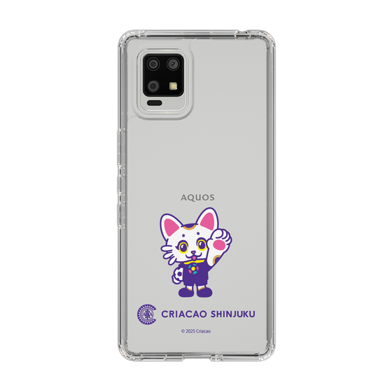 スリムプロテクションケース［ クリアソン新宿 - くりあにゃん - ハイタッチ ］