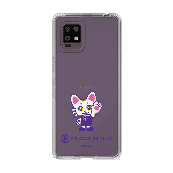 スリムプロテクションケース［ クリアソン新宿 - くりあにゃん - ハイタッチ ］