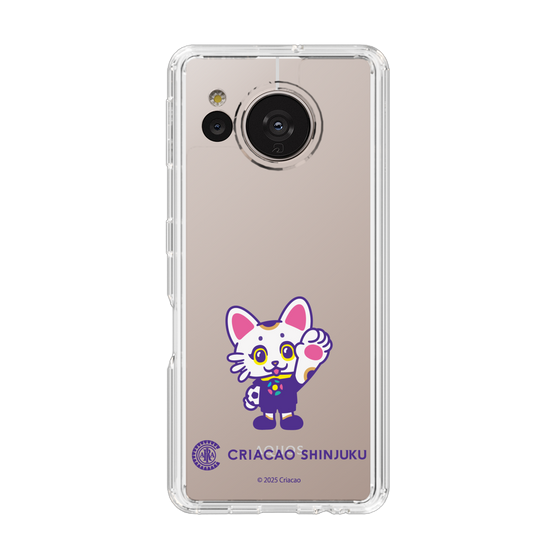 スリムプロテクションケース［ クリアソン新宿 - くりあにゃん - ハイタッチ ］
