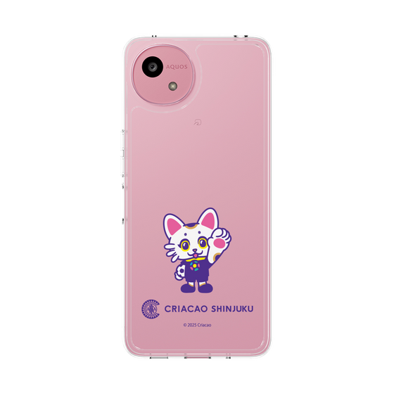 スリムプロテクションケース［ クリアソン新宿 - くりあにゃん - ハイタッチ ］
