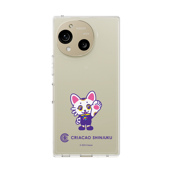 スリムプロテクションケース［ クリアソン新宿 - くりあにゃん - ハイタッチ ］