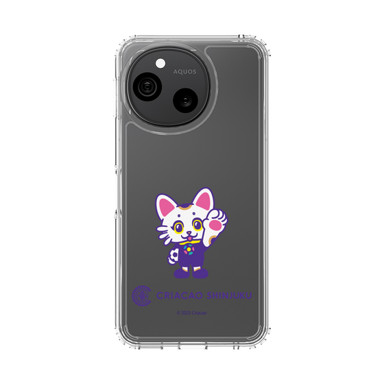 スリムプロテクションケース［ クリアソン新宿 - くりあにゃん - ハイタッチ ］