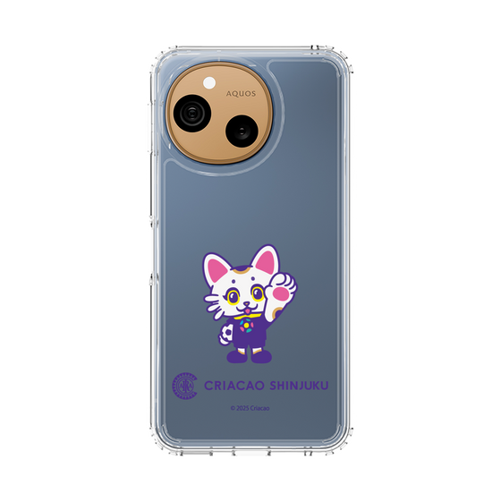 スリムプロテクションケース［ クリアソン新宿 - くりあにゃん - ハイタッチ ］