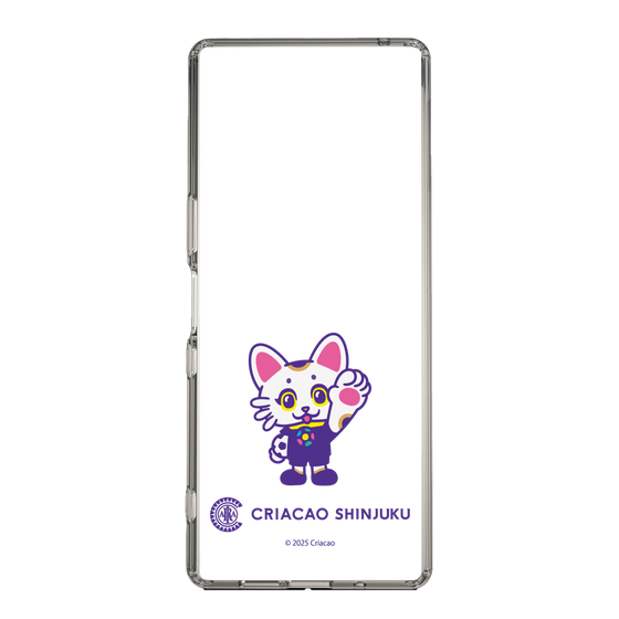 スリムプロテクションケース［ クリアソン新宿 - くりあにゃん - ハイタッチ ］