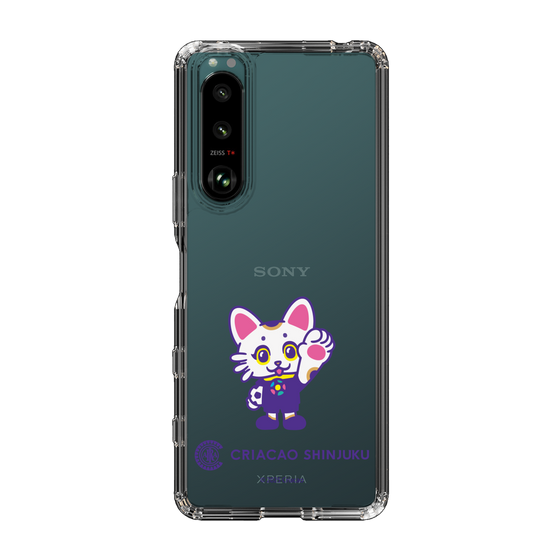 スリムプロテクションケース［ クリアソン新宿 - くりあにゃん - ハイタッチ ］