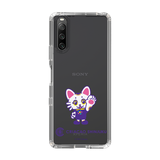 スリムプロテクションケース［ クリアソン新宿 - くりあにゃん - ハイタッチ ］