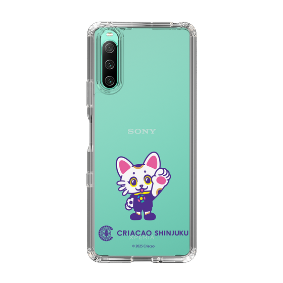 スリムプロテクションケース［ クリアソン新宿 - くりあにゃん - ハイタッチ ］
