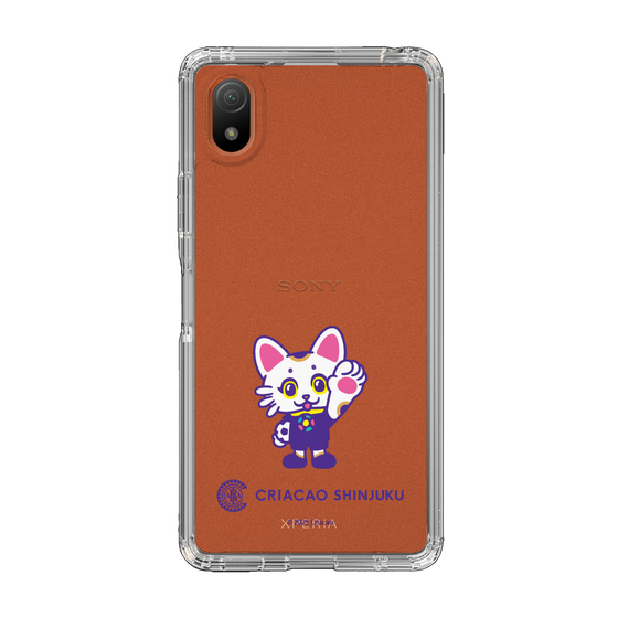 スリムプロテクションケース［ クリアソン新宿 - くりあにゃん - ハイタッチ ］