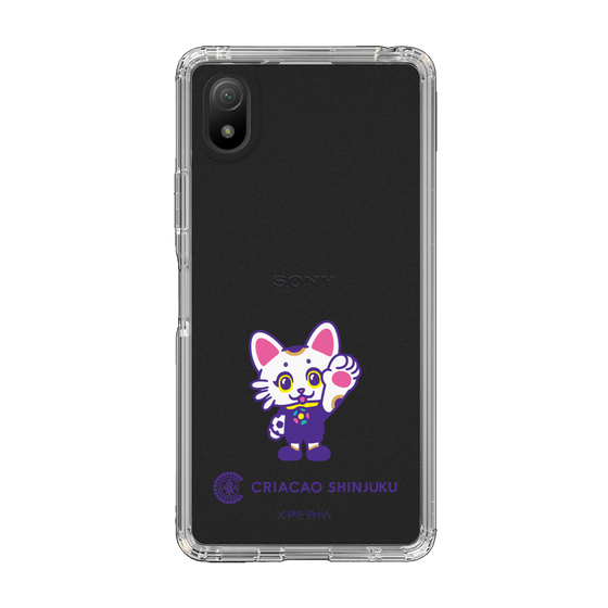 スリムプロテクションケース［ クリアソン新宿 - くりあにゃん - ハイタッチ ］