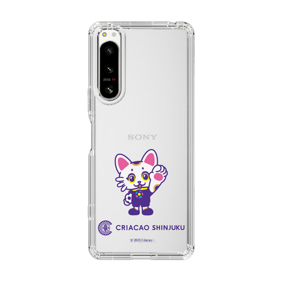 スリムプロテクションケース［ クリアソン新宿 - くりあにゃん - ハイタッチ ］