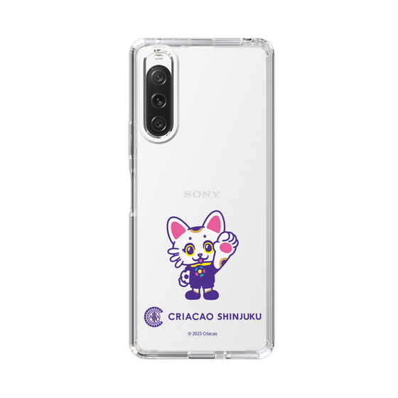 スリムプロテクションケース［ クリアソン新宿 - くりあにゃん - ハイタッチ ］