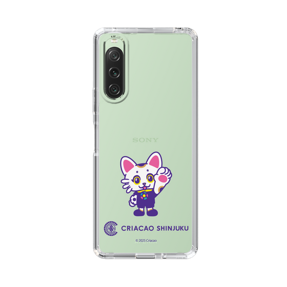スリムプロテクションケース［ クリアソン新宿 - くりあにゃん - ハイタッチ ］