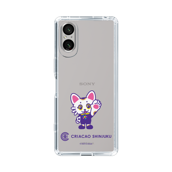 スリムプロテクションケース［ クリアソン新宿 - くりあにゃん - ハイタッチ ］