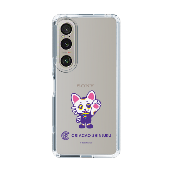 スリムプロテクションケース［ クリアソン新宿 - くりあにゃん - ハイタッチ ］