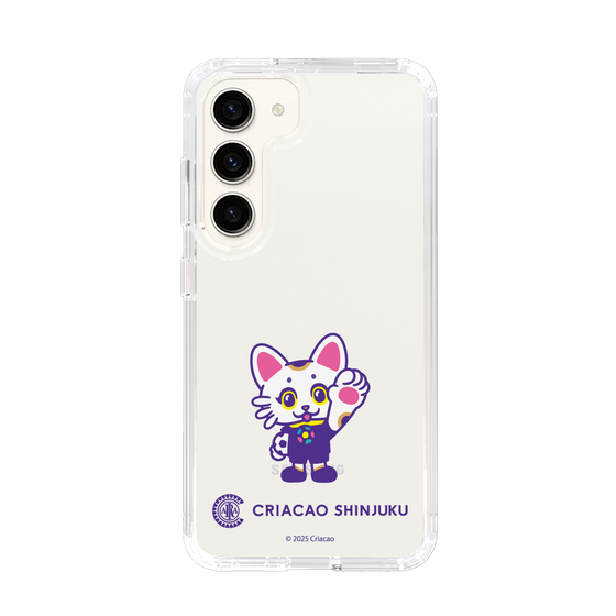 スリムプロテクションケース［ クリアソン新宿 - くりあにゃん - ハイタッチ ］