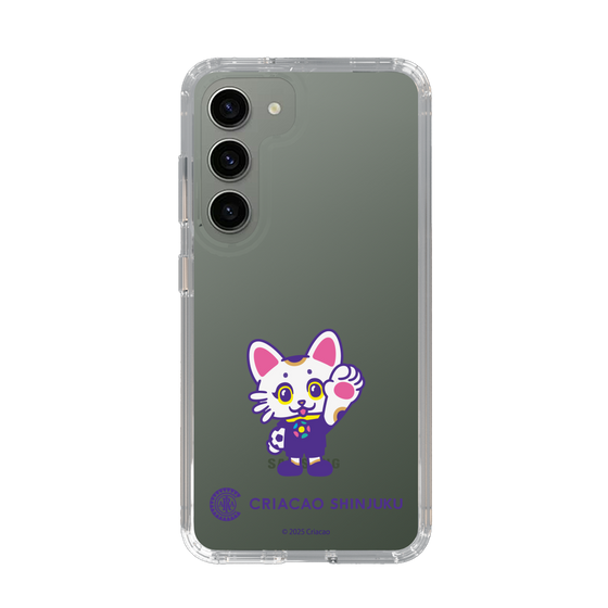 スリムプロテクションケース［ クリアソン新宿 - くりあにゃん - ハイタッチ ］