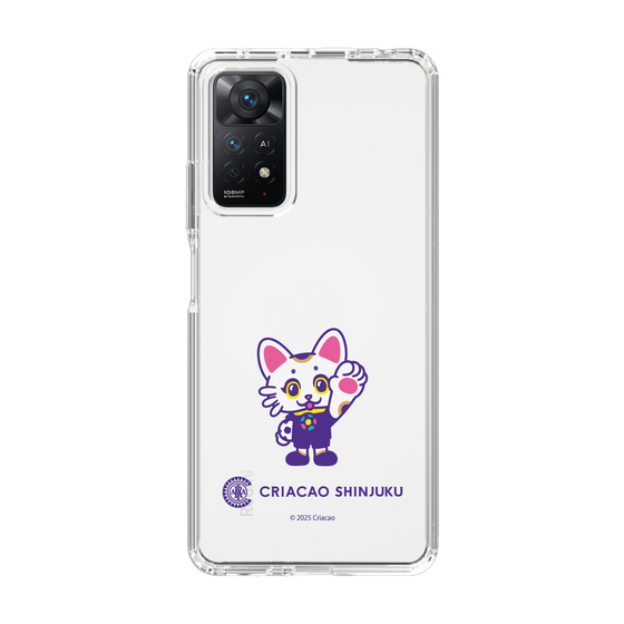 スリムプロテクションケース［ クリアソン新宿 - くりあにゃん - ハイタッチ ］