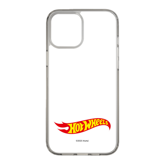 スリムプロテクションケース［ Hot Wheels™ - ロゴ - クリア ］