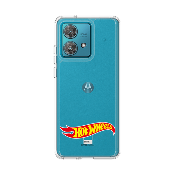 スリムプロテクションケース［ Hot Wheels™ - ロゴ - クリア ］