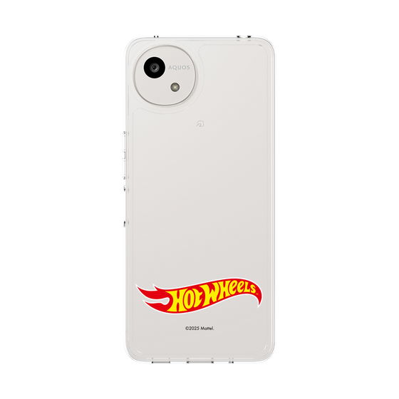 スリムプロテクションケース［ Hot Wheels™ - ロゴ - クリア ］