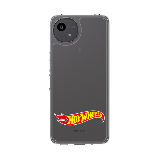 スリムプロテクションケース［ Hot Wheels™ - ロゴ - クリア ］