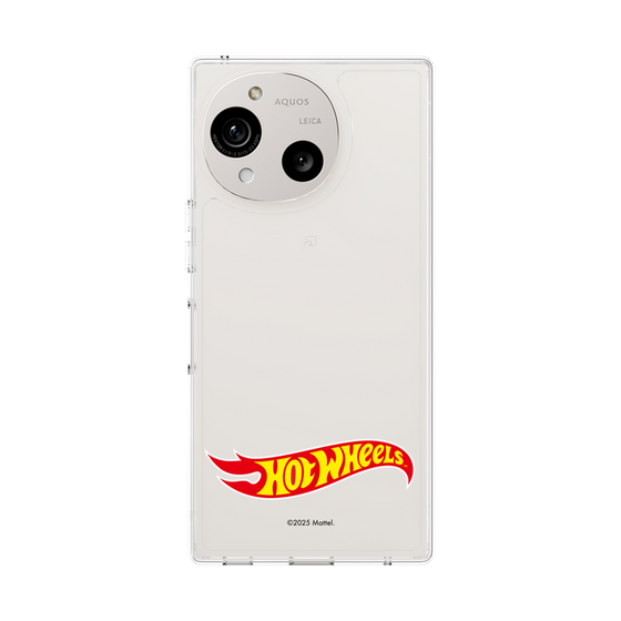 スリムプロテクションケース［ Hot Wheels™ - ロゴ - クリア ］