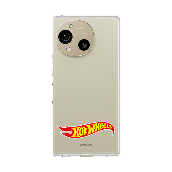 スリムプロテクションケース［ Hot Wheels™ - ロゴ - クリア ］