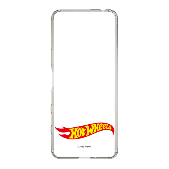 スリムプロテクションケース［ Hot Wheels™ - ロゴ - クリア ］
