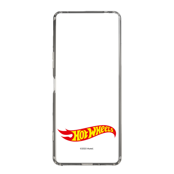 スリムプロテクションケース［ Hot Wheels™ - ロゴ - クリア ］