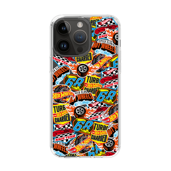 スリムプロテクションケース［ Hot Wheels™ - ステッカー ］