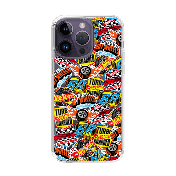 スリムプロテクションケース［ Hot Wheels™ - ステッカー ］