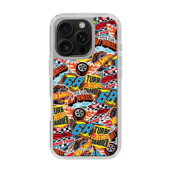 スリムプロテクションケース［ Hot Wheels™ - ステッカー ］