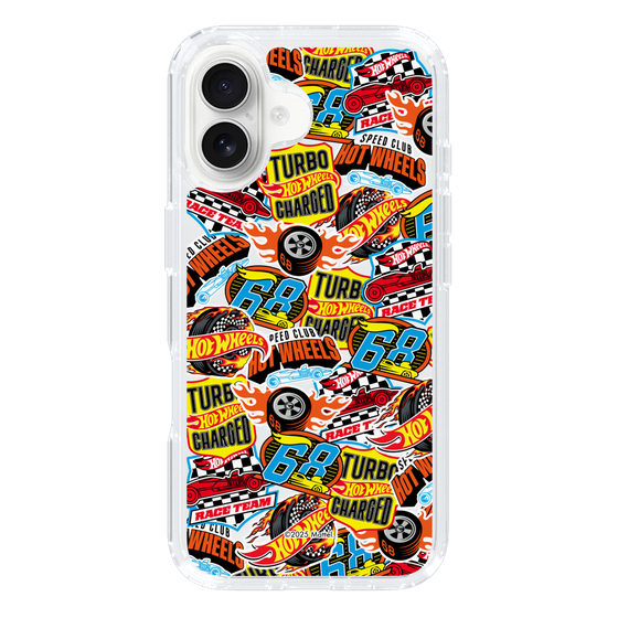 スリムプロテクションケース［ Hot Wheels™ - ステッカー ］