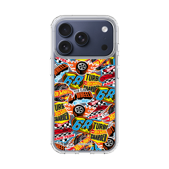 スリムプロテクションケース［ Hot Wheels™ - ステッカー ］