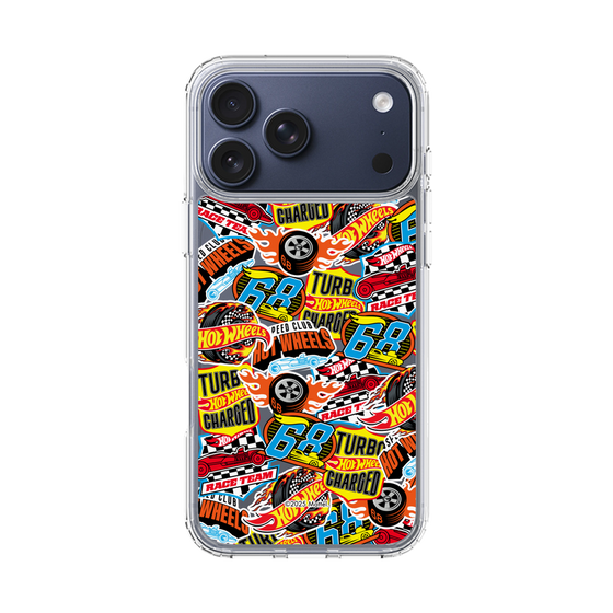 スリムプロテクションケース［ Hot Wheels™ - ステッカー ］