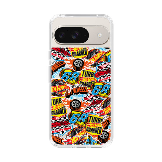 スリムプロテクションケース［ Hot Wheels™ - ステッカー ］