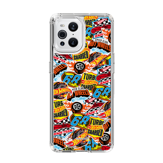スリムプロテクションケース［ Hot Wheels™ - ステッカー ］
